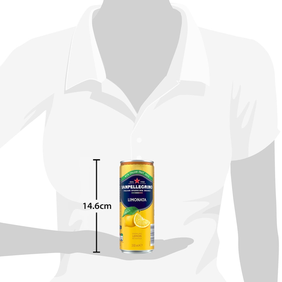image 1 of San Pellegrino Lemon Soft Drink 330ml