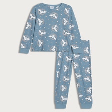 Harry Potter Hedwig Print Pyjama Set in Multi
