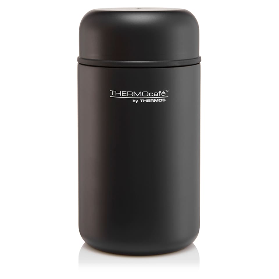image 1 of Thermocafe Food Flask Matte Black 400Ml