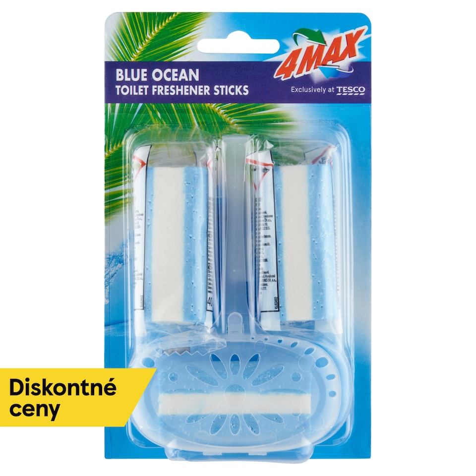 4MAX Blue Ocean WC blok 3 x 40 g (120 g)