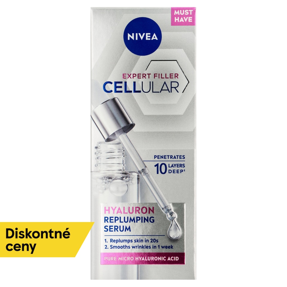 obrázok 1 z Nivea Cellular Expert Filler Vypĺňajúce hyalurónové sérum 30 ml