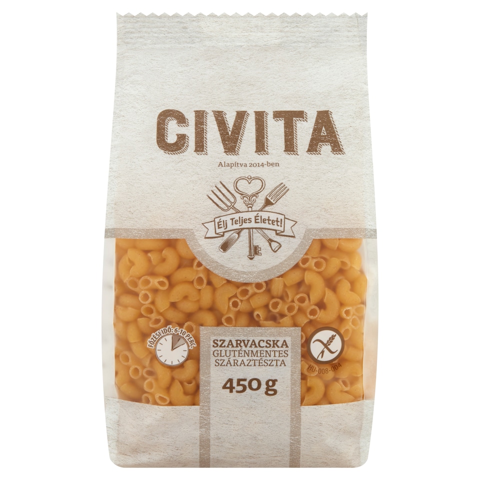Civita Hornlets Gluten-Free Dry Pasta 450 g