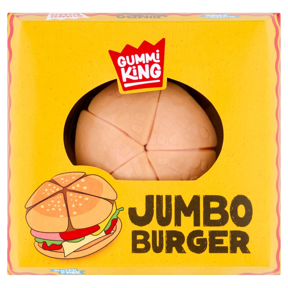 Gummi King Jumbo Burger 88g