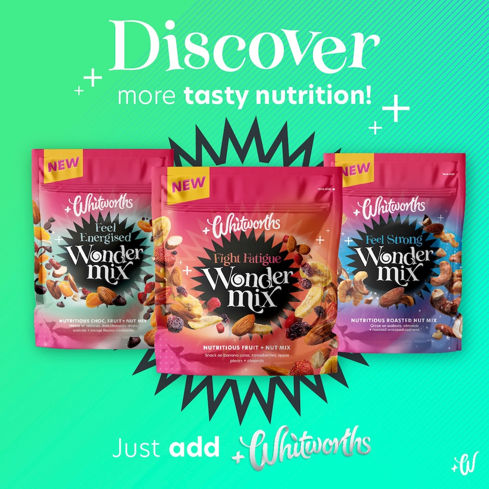 image 1 of Whitworths Berry + Chocolate Clusters Shots 4 x 25g