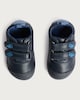 image 3 of F&F Baby Dinosaur Strap Touch Fastening Pre Walker Shoes in Navy