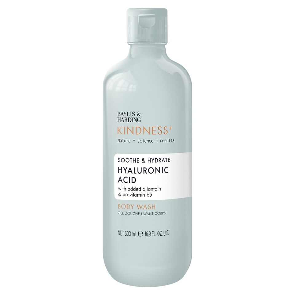 image 1 of Baylis & Harding Kindness+ Hyaluronic Acid Body Wash 500ml