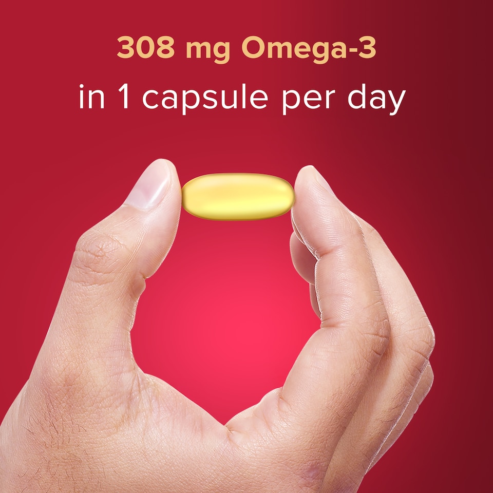 image 1 of Seven Seas Cod Liver Oil Omega-3 Capsules with Maximum Strength Vitamin D - 60s