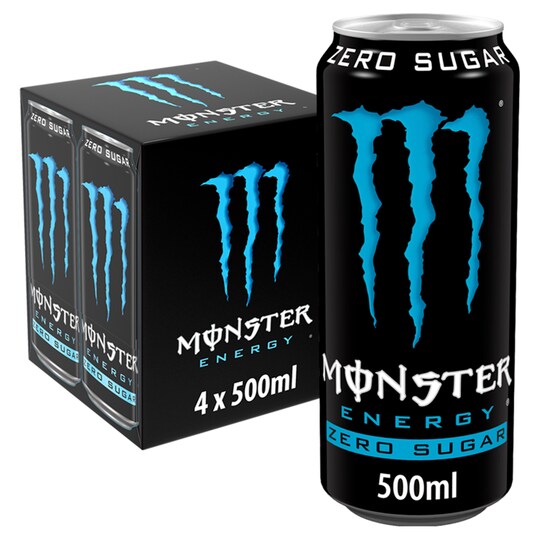 Monster Absolute Zero 4X500ml Tesco Groceries