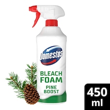Domestos Bleach Foam Toilet and Bathroom Pine Boost 450ml