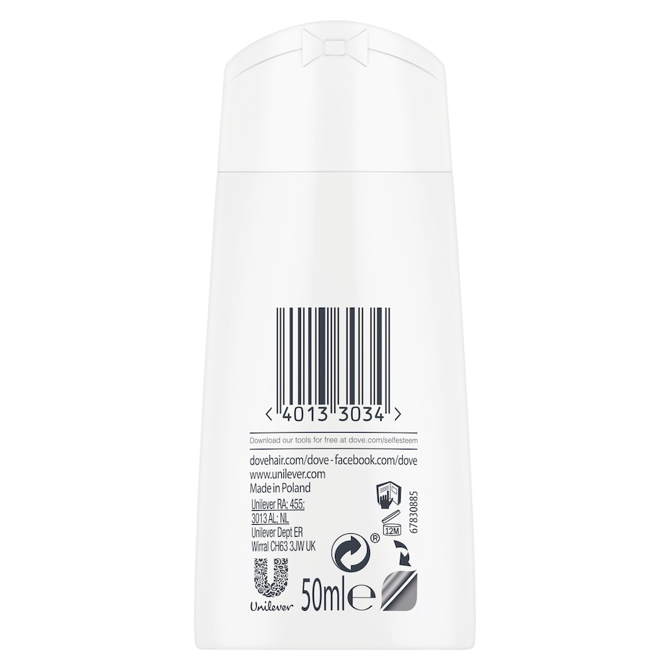 image 1 of Dove Shampoo Intense Repair 50Ml