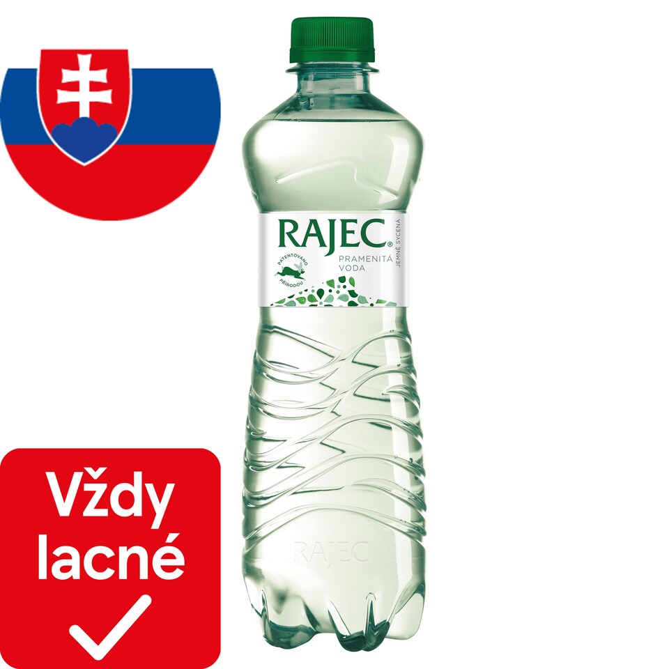 Rajec Pramenitá voda jemne sýtená 0,75 l