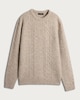 image 4 of F&F Crew Neck Cable Knit Jumper in Neutral