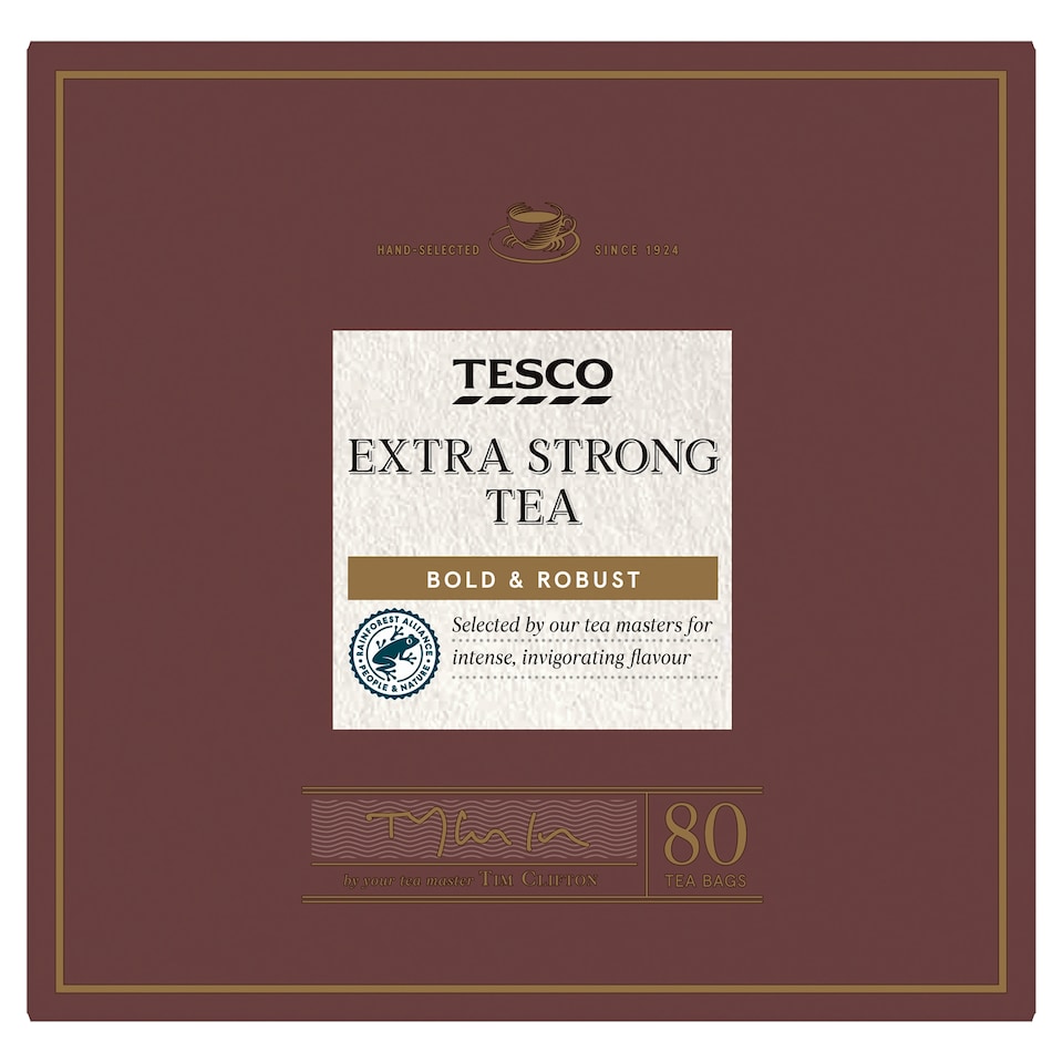 Tesco Extra Strong Tea 80 Bags 250G