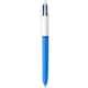 image 2 of BIC Stationery 4 Colours Ballpoint Pens Assorted 3 Pack