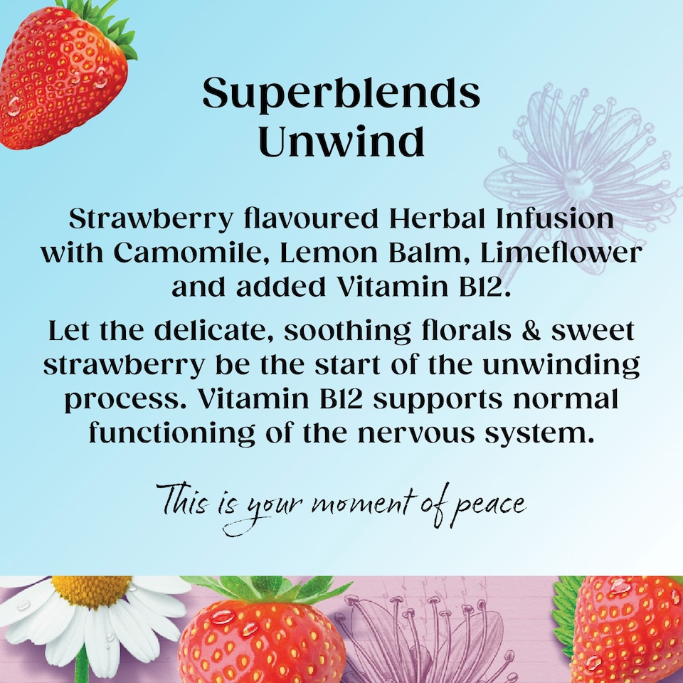 image 1 of Twinings Superblends Unwind 20'S 36G