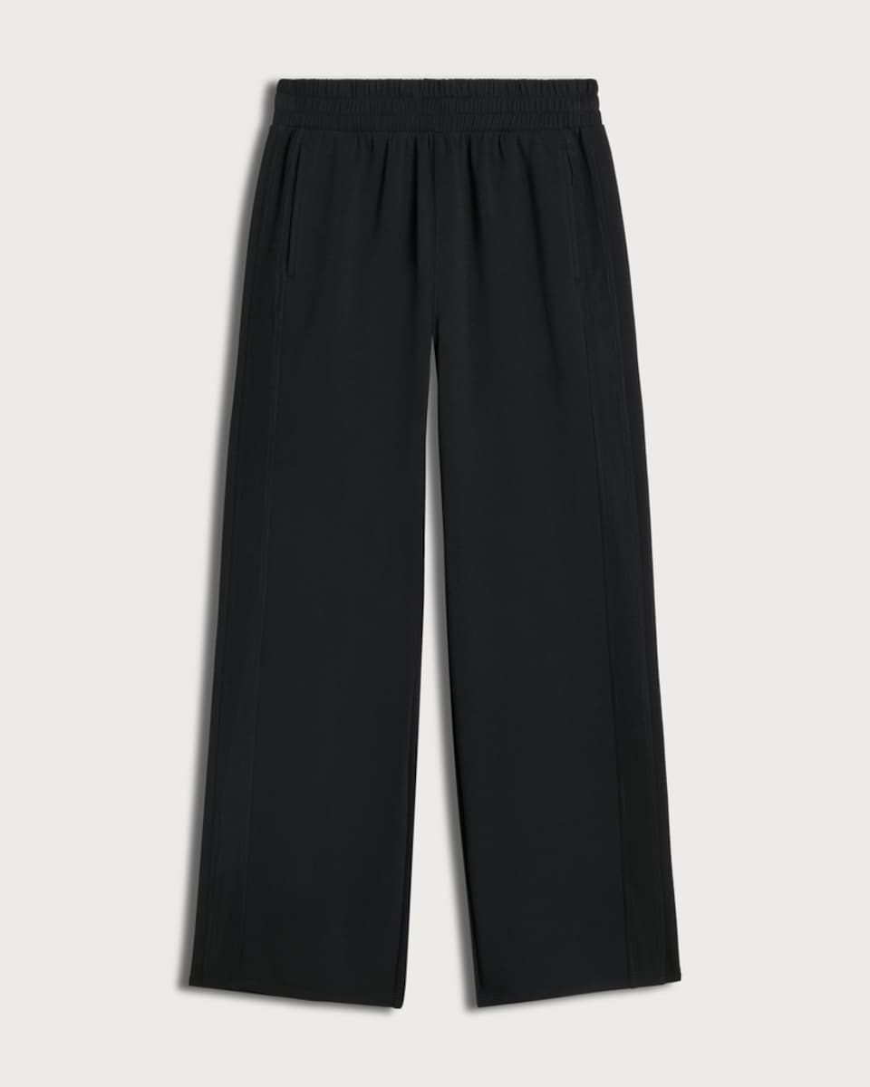F&F Wide Leg Co-ord Joggers in Black