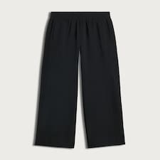 F&F Wide Leg Co-ord Joggers in Black