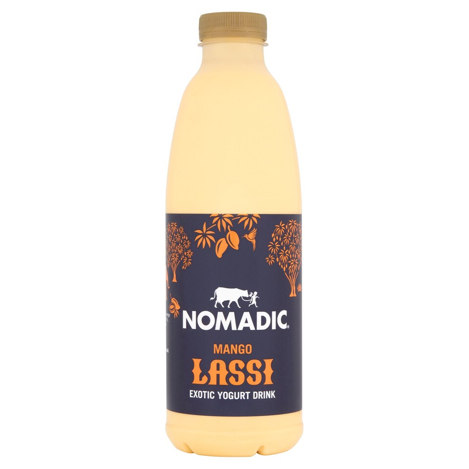 Nomadic Mango Lassi Yogurt Drink 1 Litre Tesco Groceries