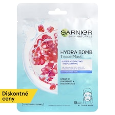 Garnier Skin Naturals hydratačná a vyplňujúca textilná maska s výťažkom z granatového jablka, 28 g