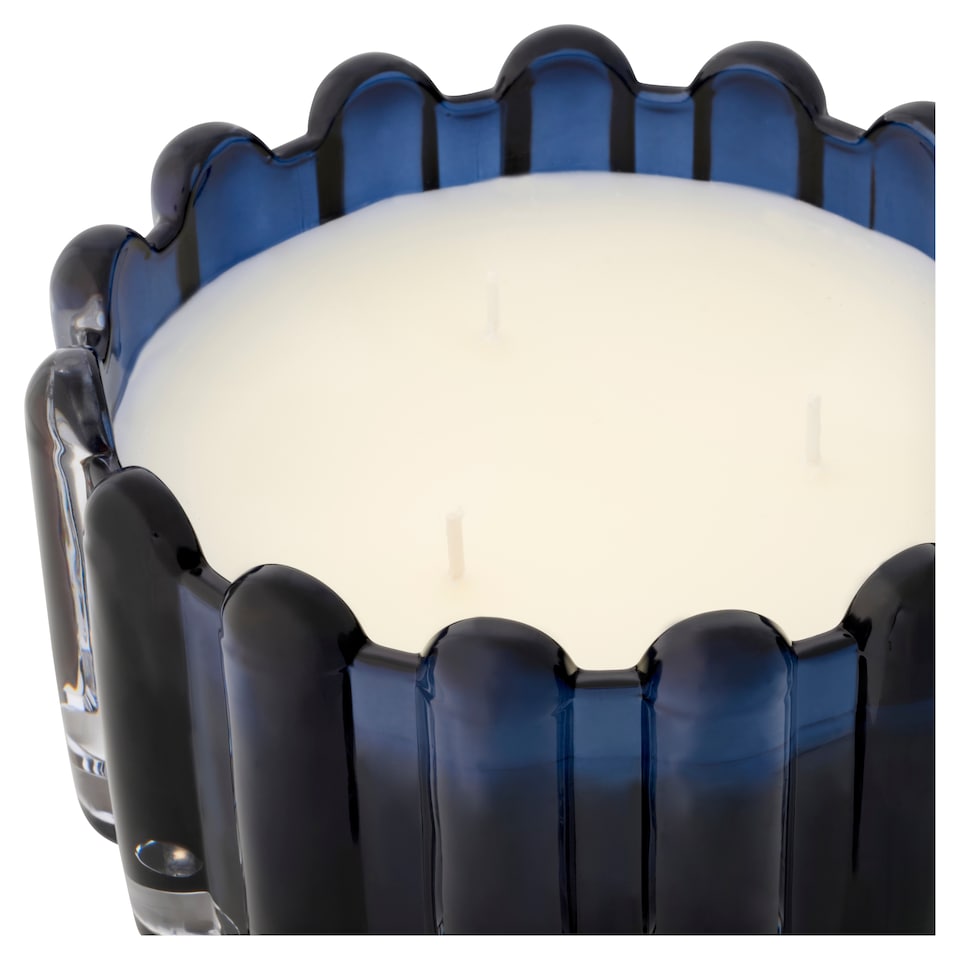 image 1 of F&F Home Dramatique Indigo Sky Large Candle 380g