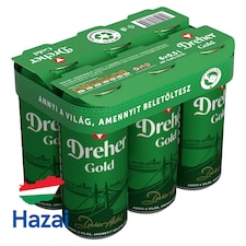 Dreher Gold minőségi világos sör 5% 6 x 0,5 l