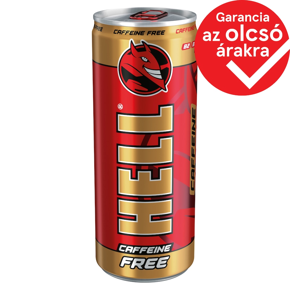 HELL tuttifruttiízű, szénsavas, alkoholmentes ital hozzáadott vitaminokkal 250 ml