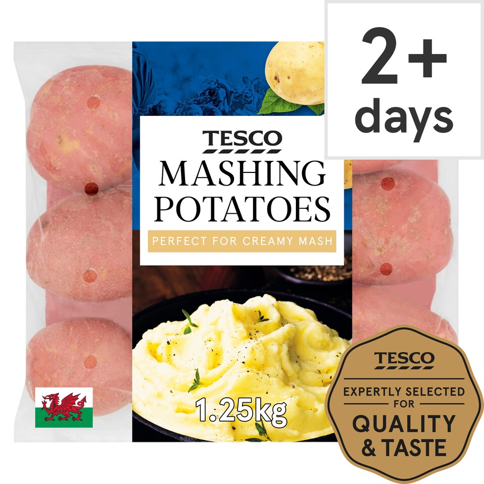 Tesco Welsh Mashing Potatoes 1.25Kg
