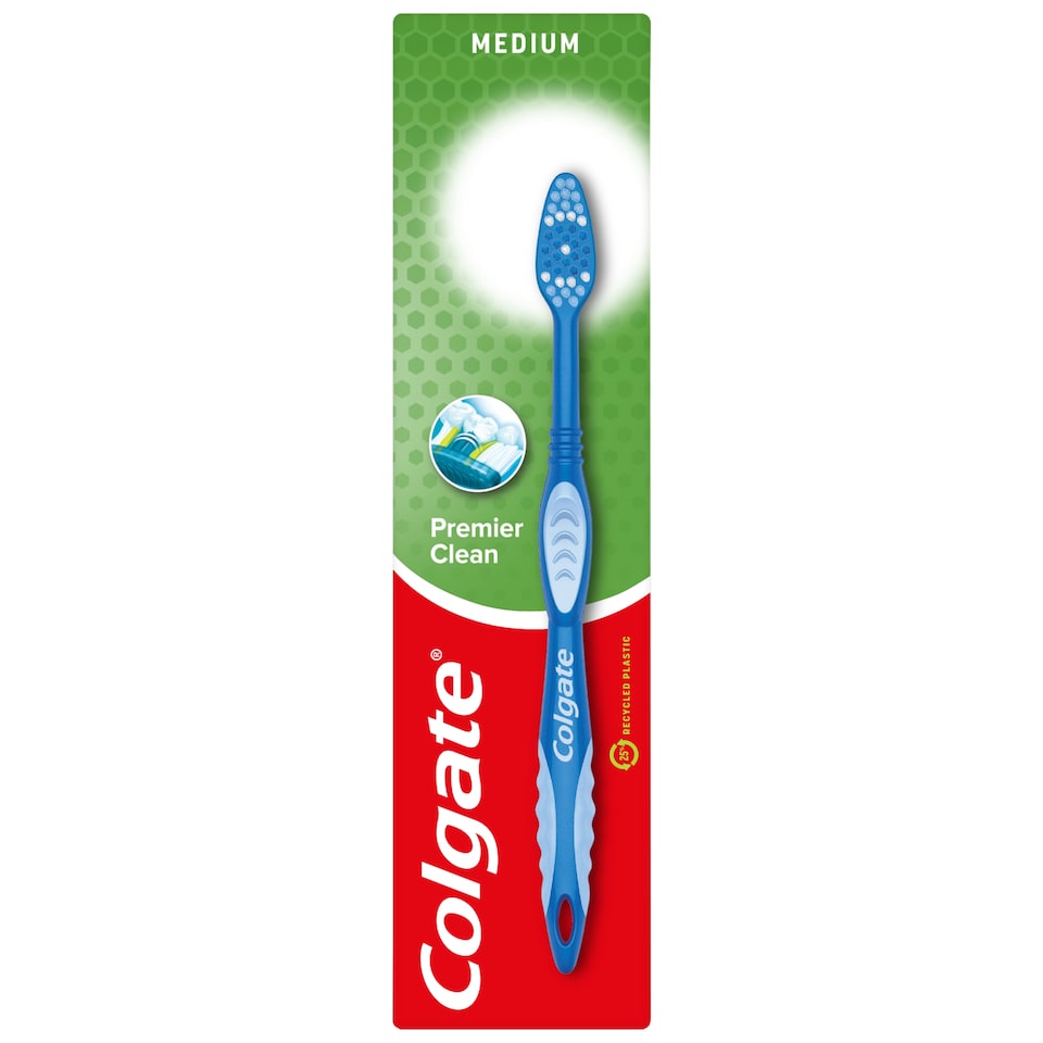 obrázok 1 z Colgate Premier Clean zubná kefka stredná 1ks