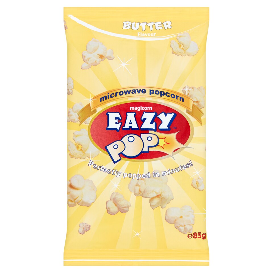 Magicorn Eazy Pop Microwave Popcorn - Butter Flavour 85g