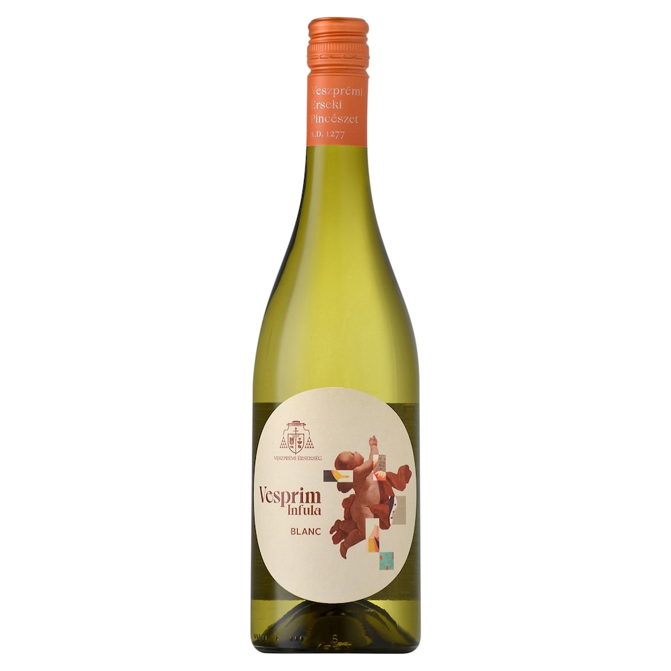 Veszprémi Érseki Pincészet Vesprim Infula Blanc Dry White Wine 13% 0,75 l