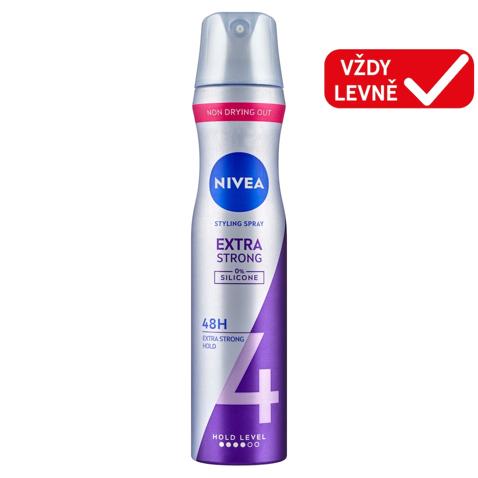 Obrázek 1 pro produkt Nivea Extra Strong Lak na vlasy 250ml