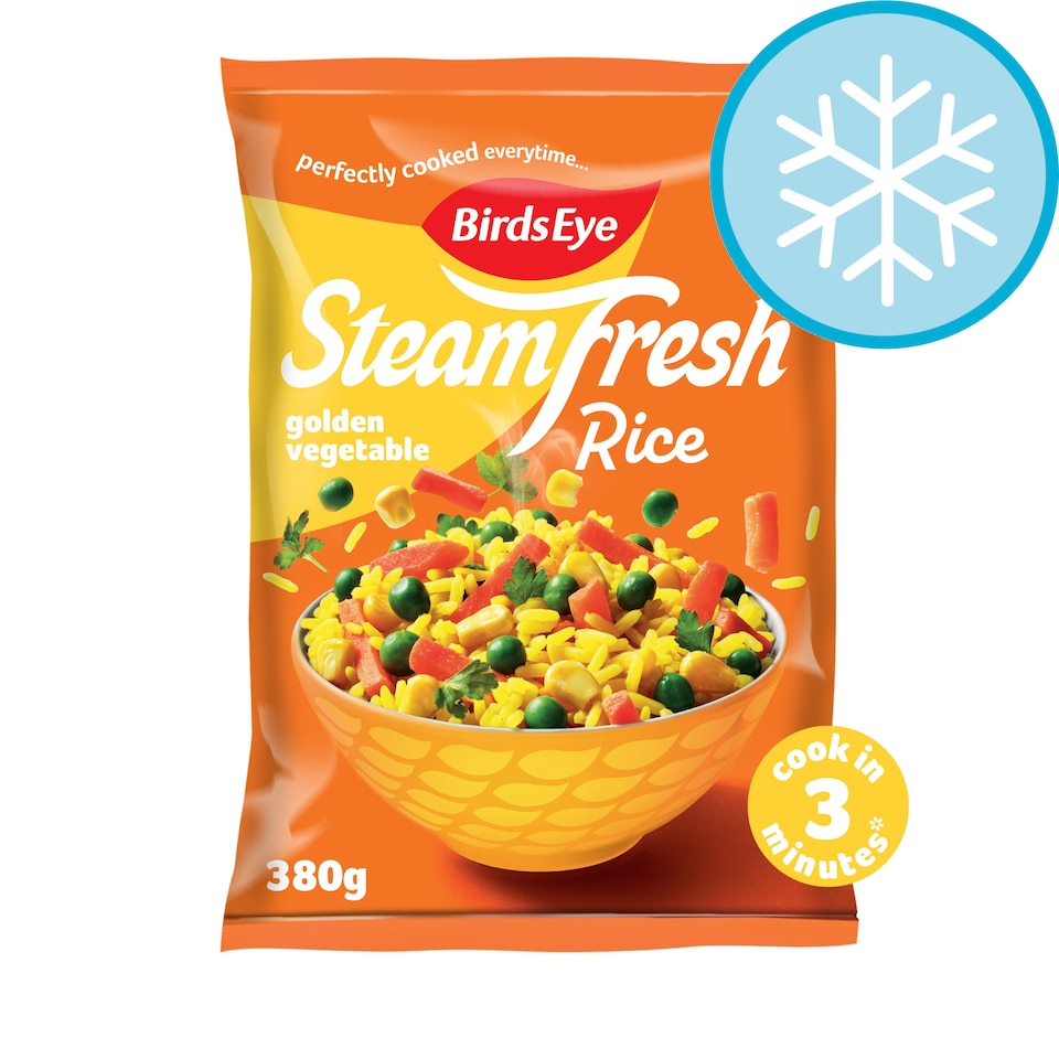 image 1 of Birds Eye Steamfresh 2 Golden Rice Steam Bags 380g