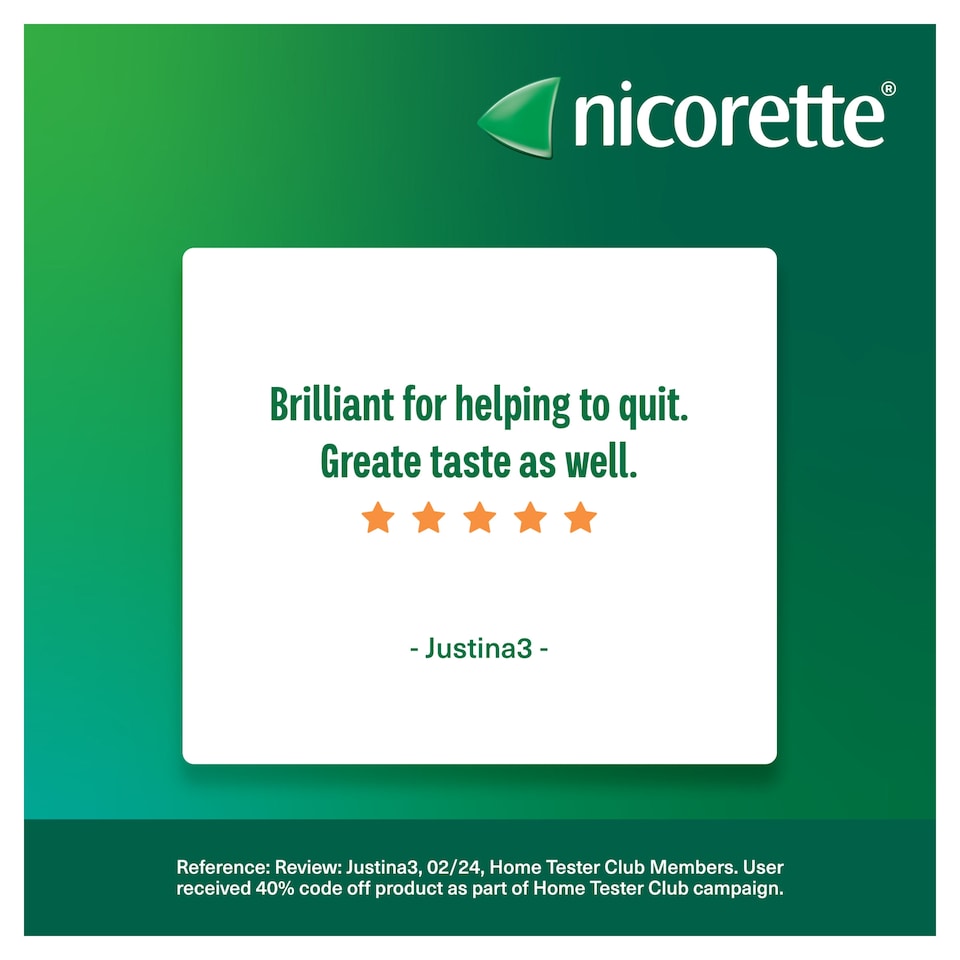 image 1 of Nicorette Lozenge Fruit 2mg 80ct