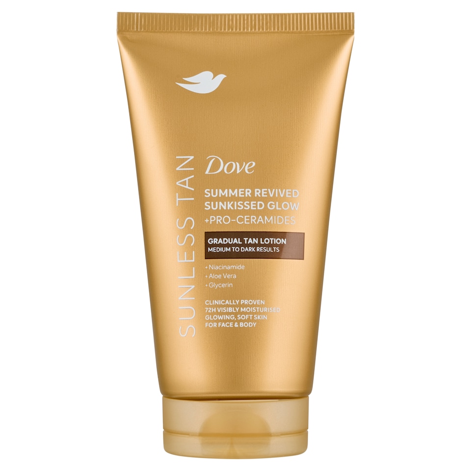 image 1 of Dove Summer Revived Gradual Tan Lotion Medium to Dark 75 ml