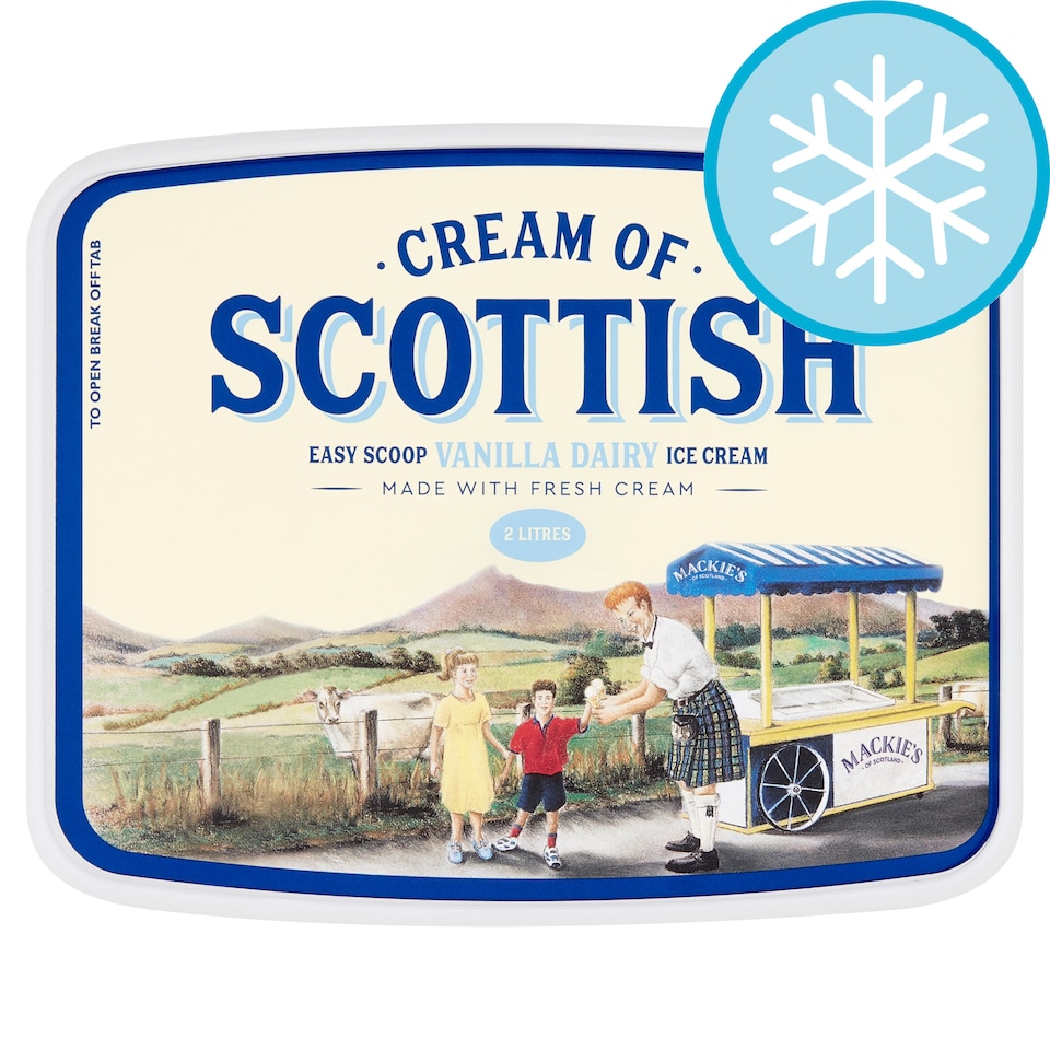 Mackie's Cream Of Scottish Ice Cream 2Ltr (L)