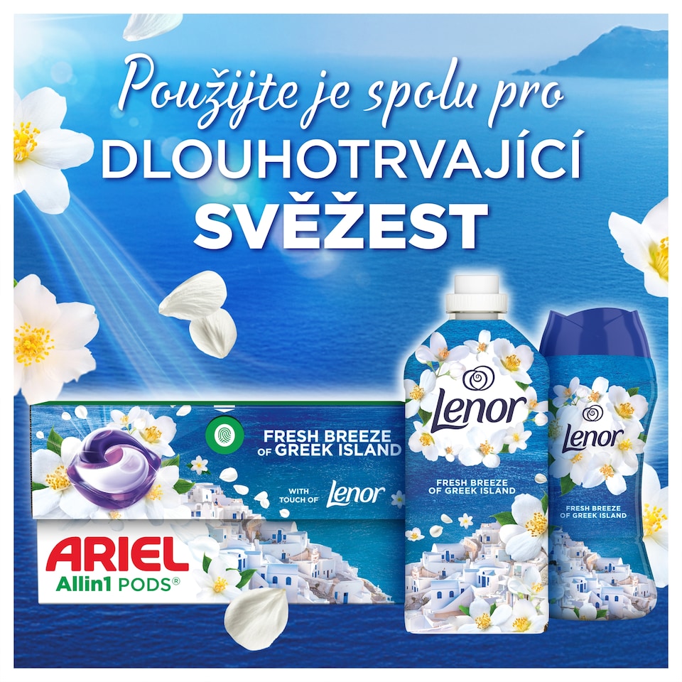 image 1 of Ariel Allin1 PODS®, Washing Liquid Capsules 30  Washes, Fresh Breeze of Greek Island