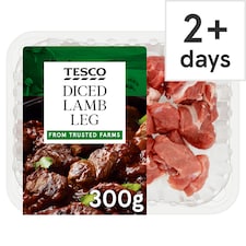 Tesco Lamb Diced Leg 300G