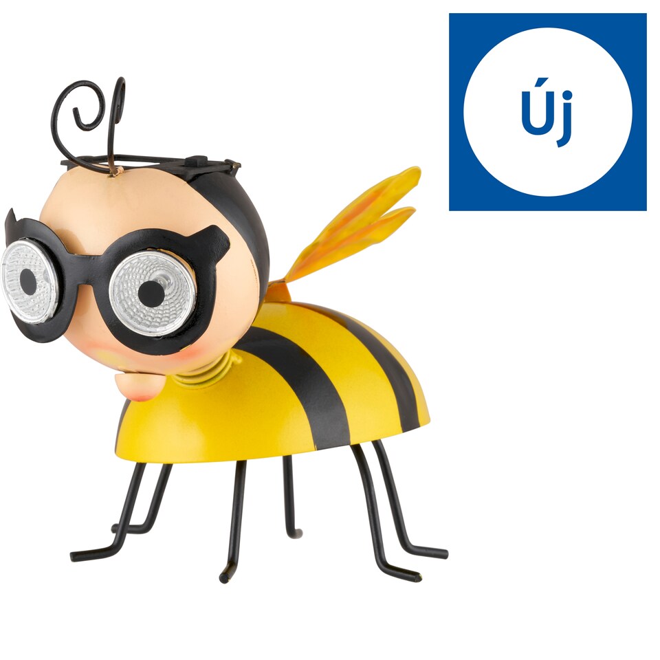 Fém állatfigura napelemes lámpa 20 x 9 x 21 cm