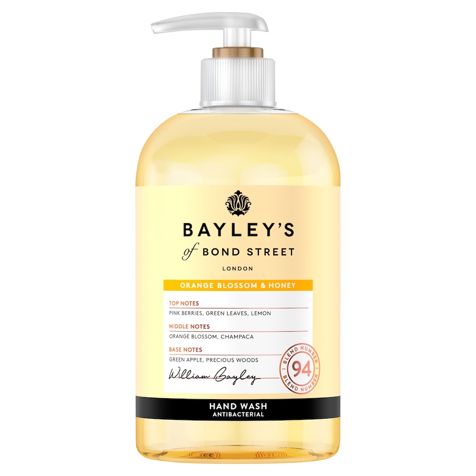 Bayley's Of Bond Street Orange Handwash 500Ml