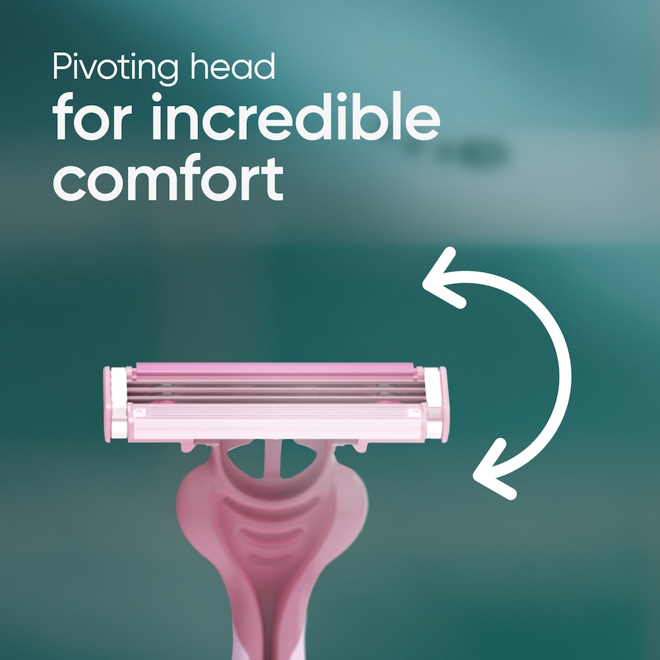 image 1 of Gillette Simply Venus 3 Blade Disposable Razors 4 Pack
