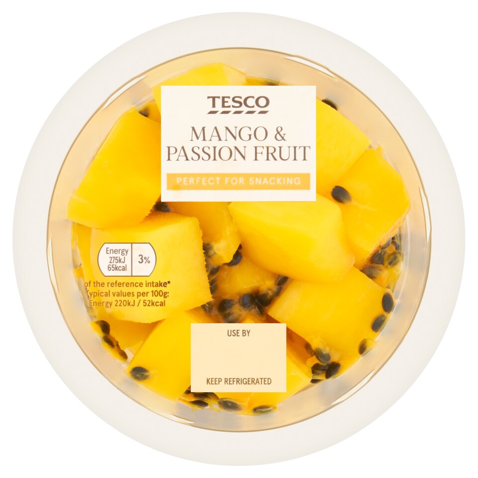 Tesco Mango & Passion Fruit Pot 250g