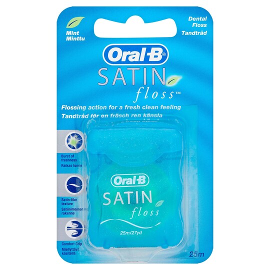 Oral B Satin Floss 25M Tesco Groceries