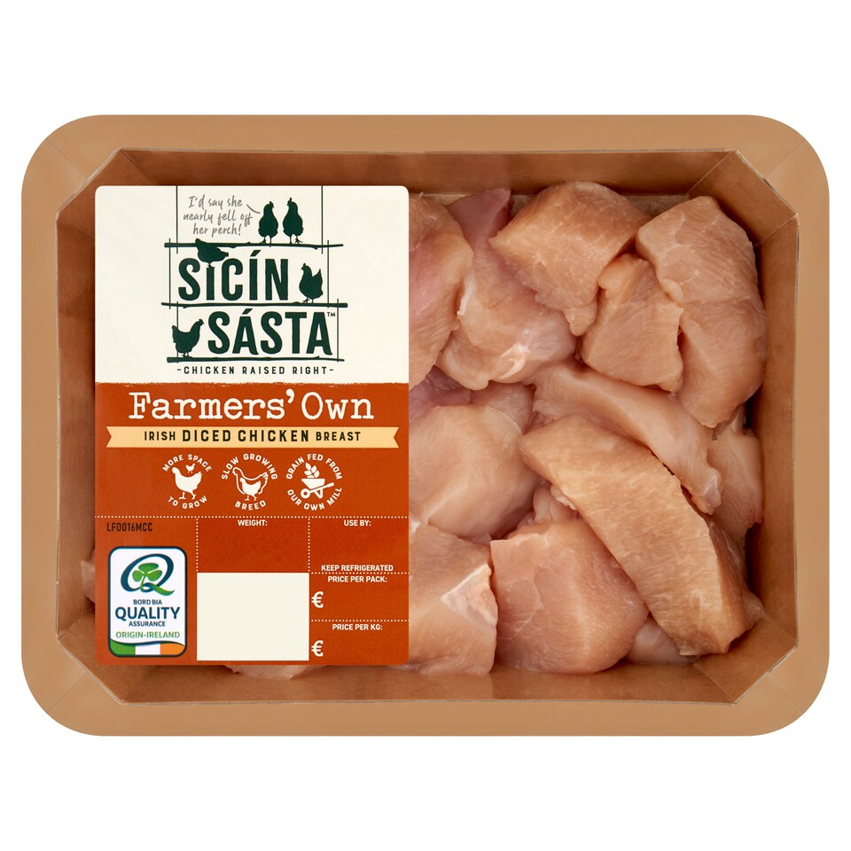 Sicin Sasta Irish Diced Chicken Breast 380G
