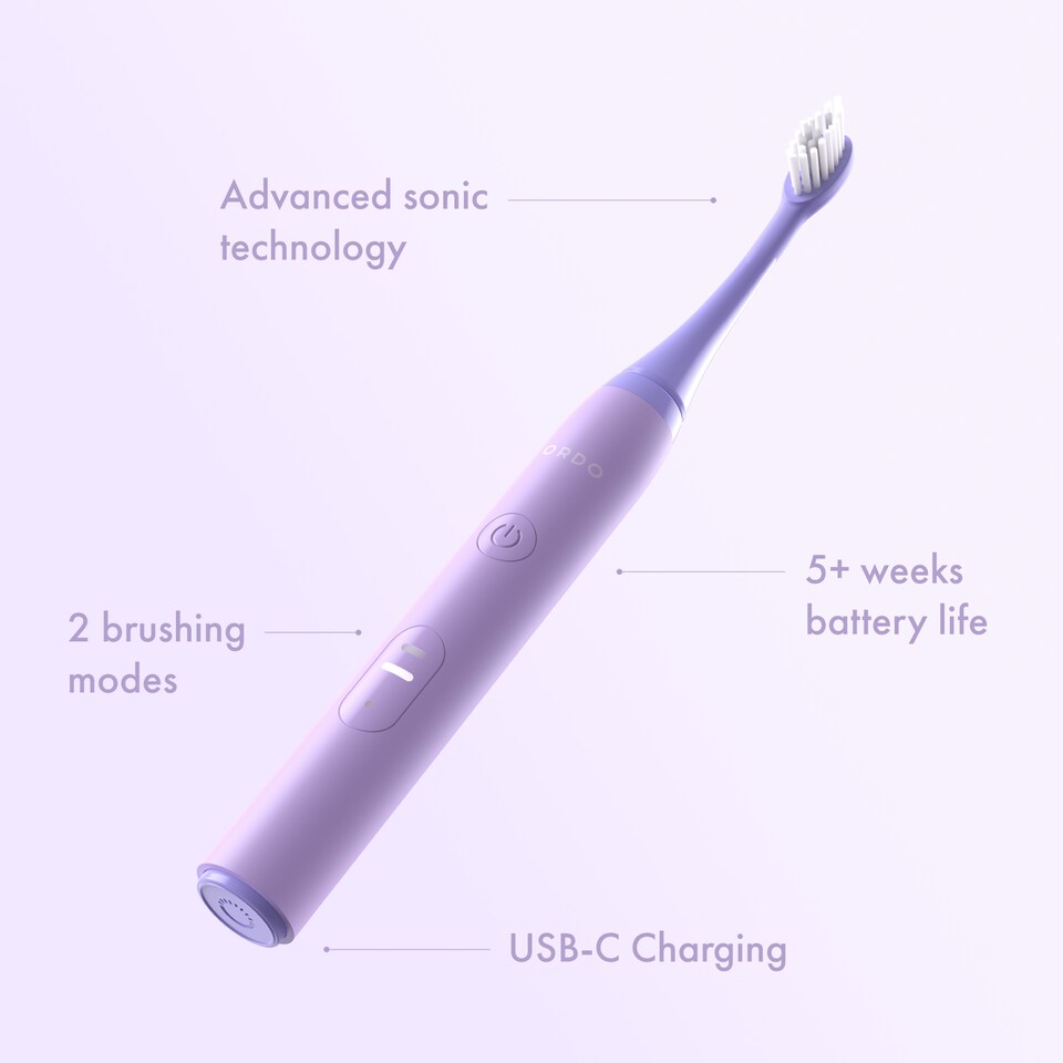 image 1 of Ordo Sonic Lite Electric Toothbrush Lavender