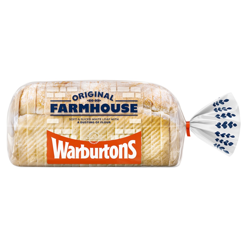 image 1 of Warburtons Farmhouse Thick Sliced White Bread 800g