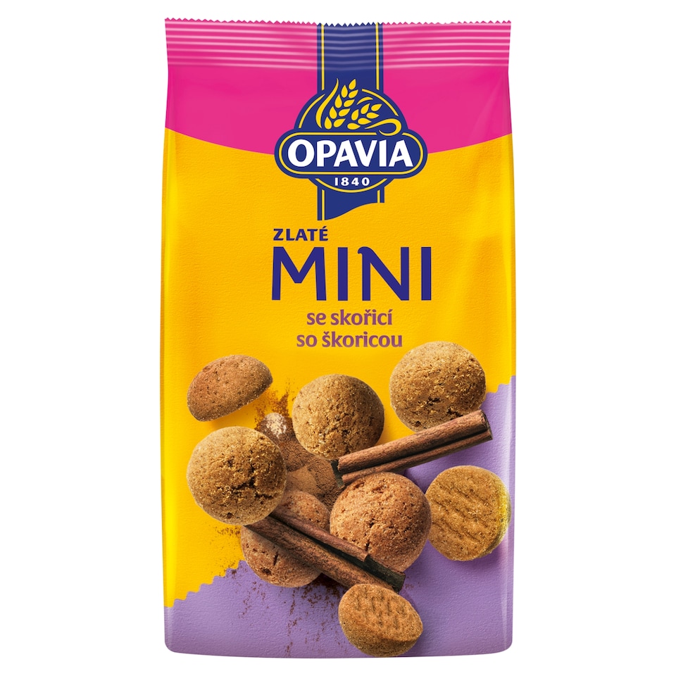 Opavia sušenky Zlaté Mini se skořicí 180g