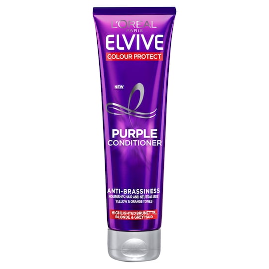 L'oreal Elvive Colour Protect Purple Conditioner 150Ml Tesco Groceries