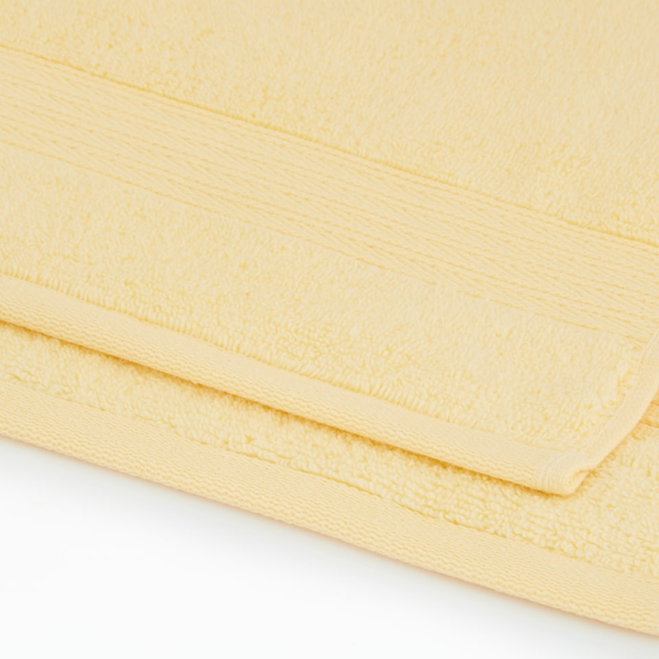 image 1 of Tesco Yellow Supersoft Cotton Bath Towel