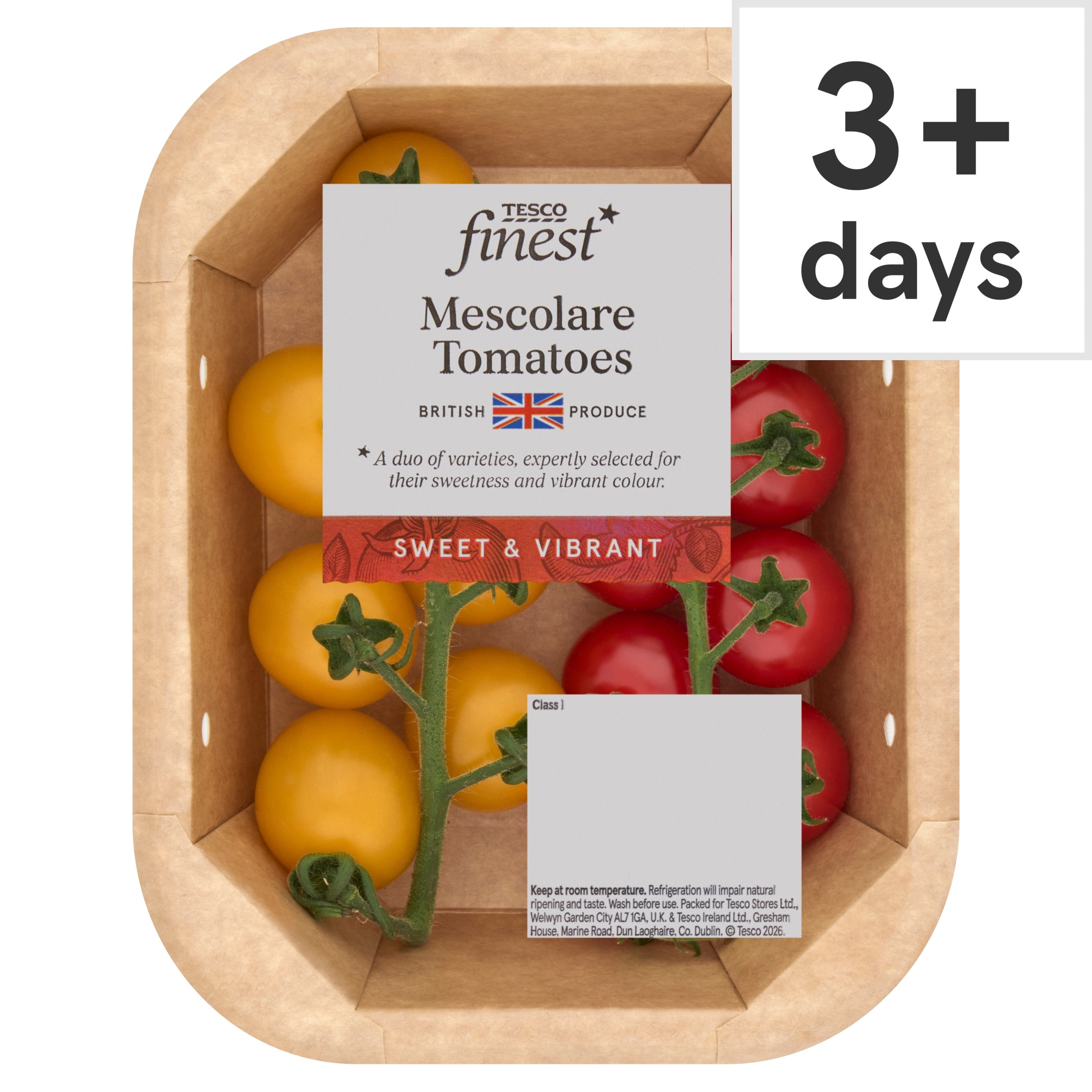 Tesco Finest Mescolare Vine Tomatoes 220G