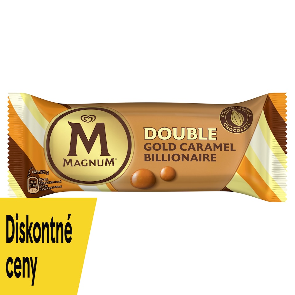 Magnum DOUBLE Caramel Gold Billionaire 85 ml